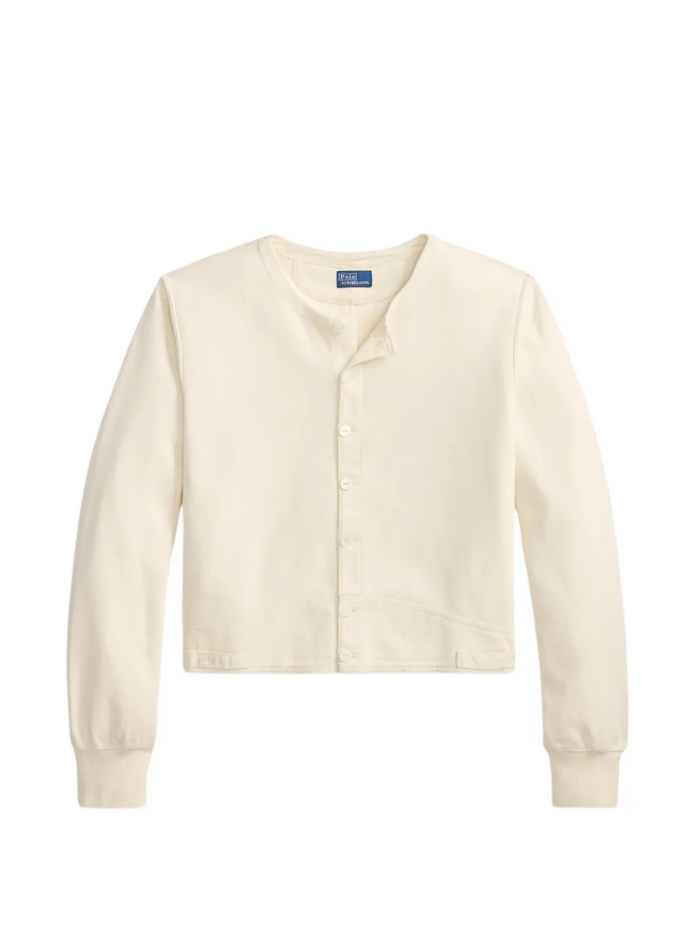 Polo Ralph Lauren Ribbed-trim Button-up Cardigan In Neutral