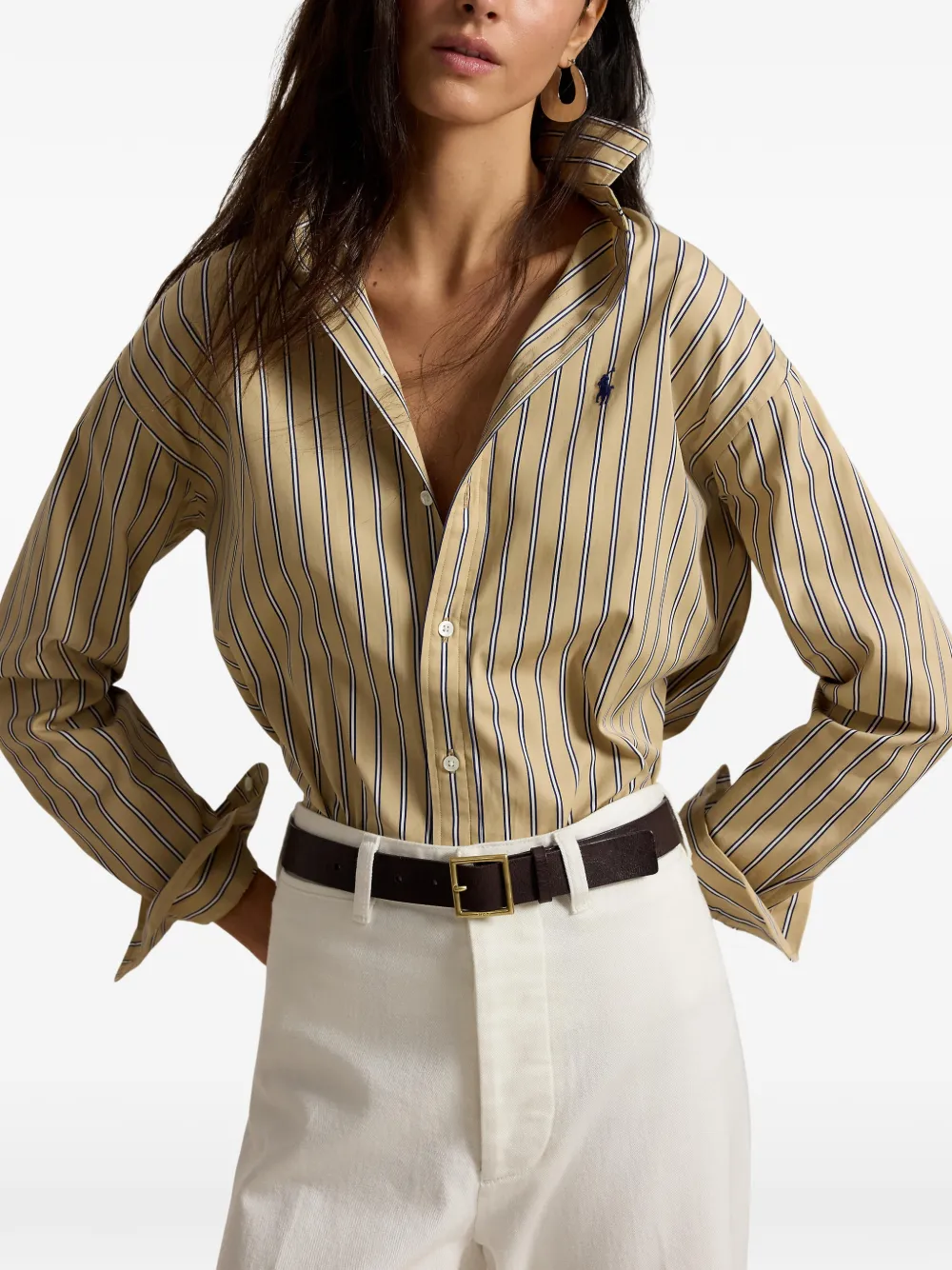 Polo Ralph Lauren Gestreept blouse Beige