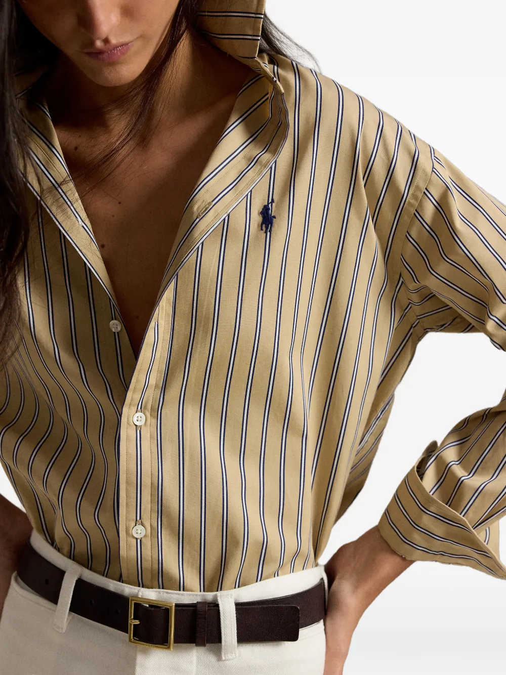 Polo Ralph Lauren Gestreept blouse Beige