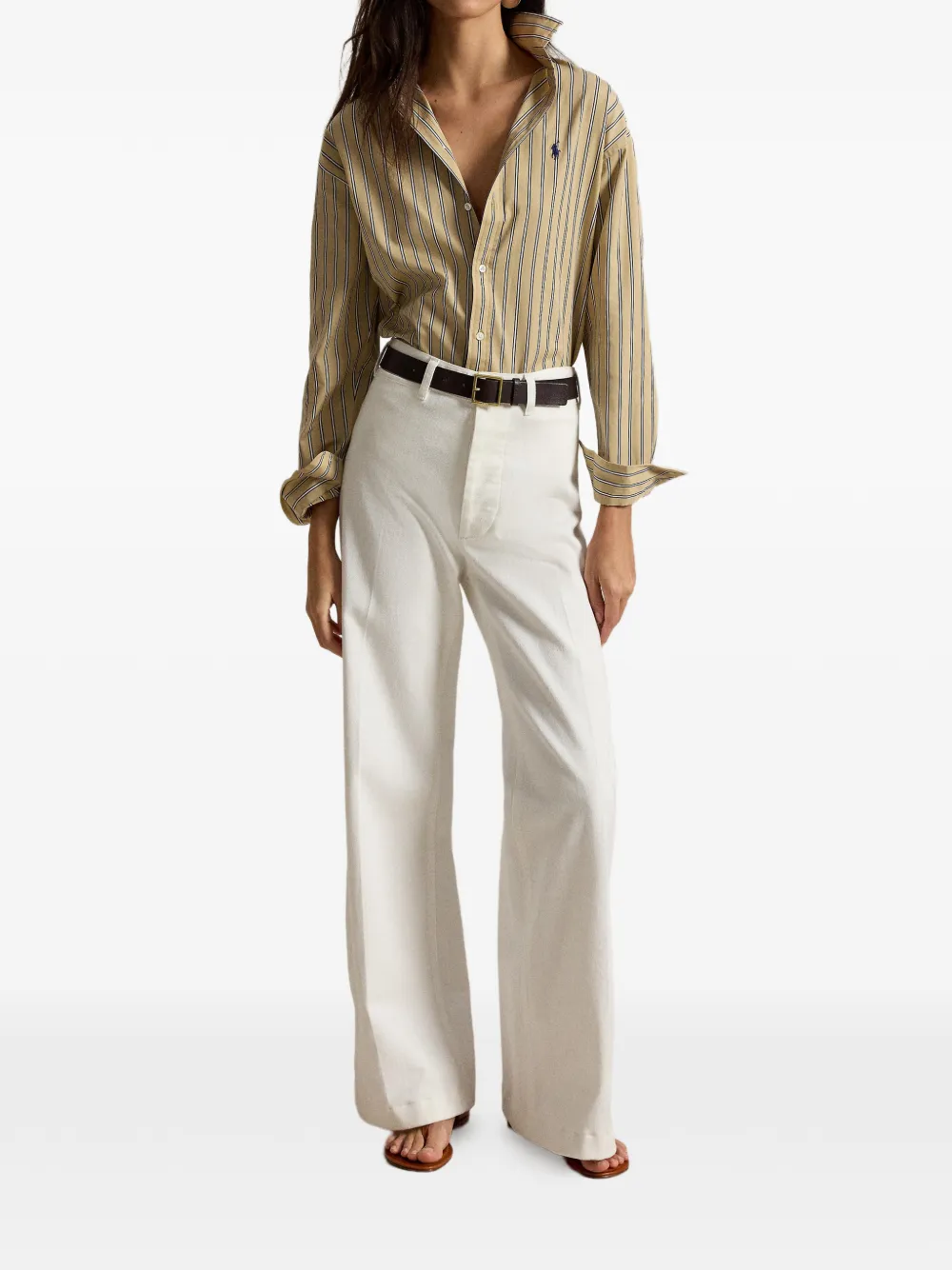 Polo Ralph Lauren Gestreept blouse Beige