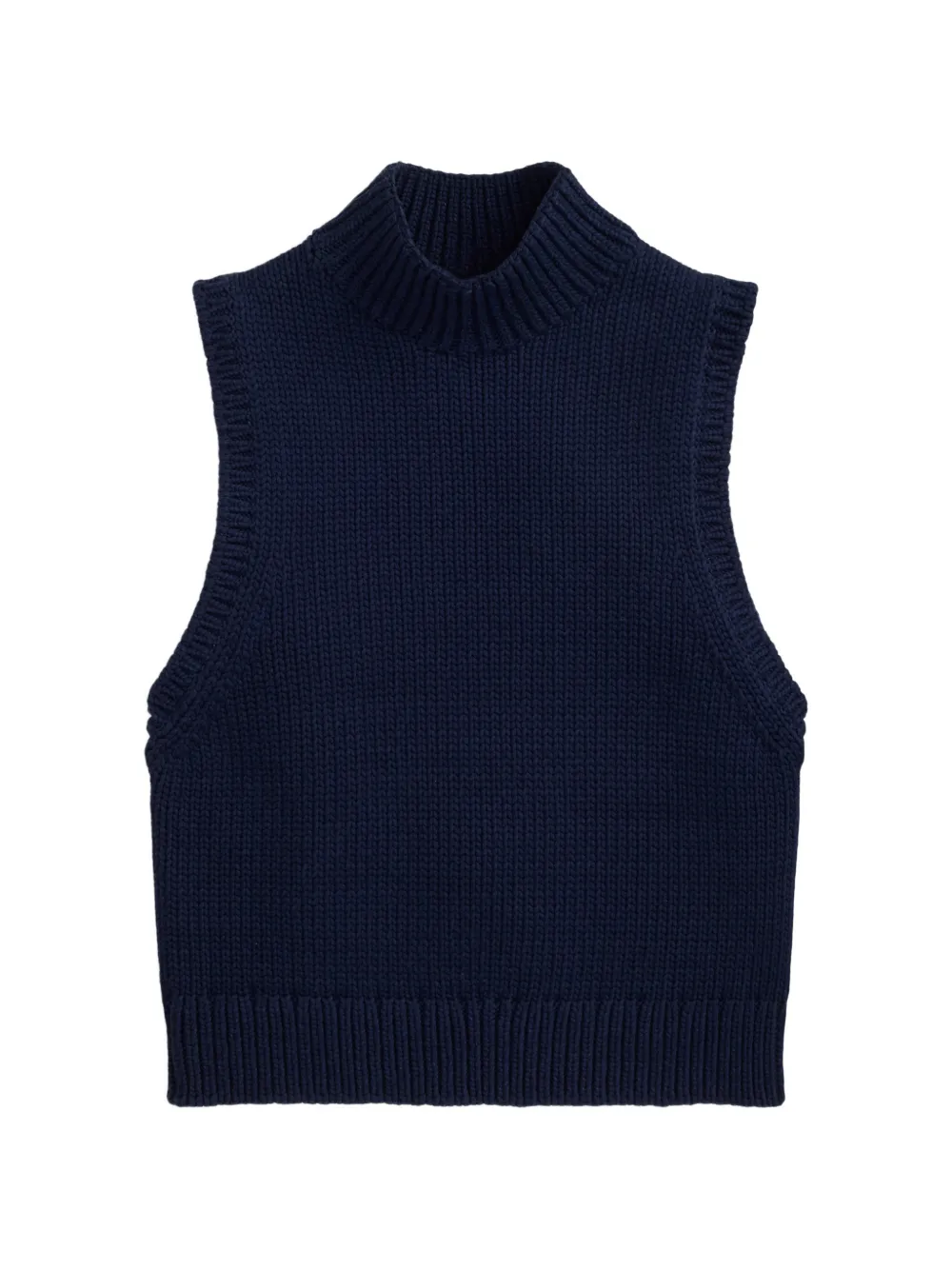 Polo Ralph Lauren Geripptes Oberteil mit Rollkragen - Blau