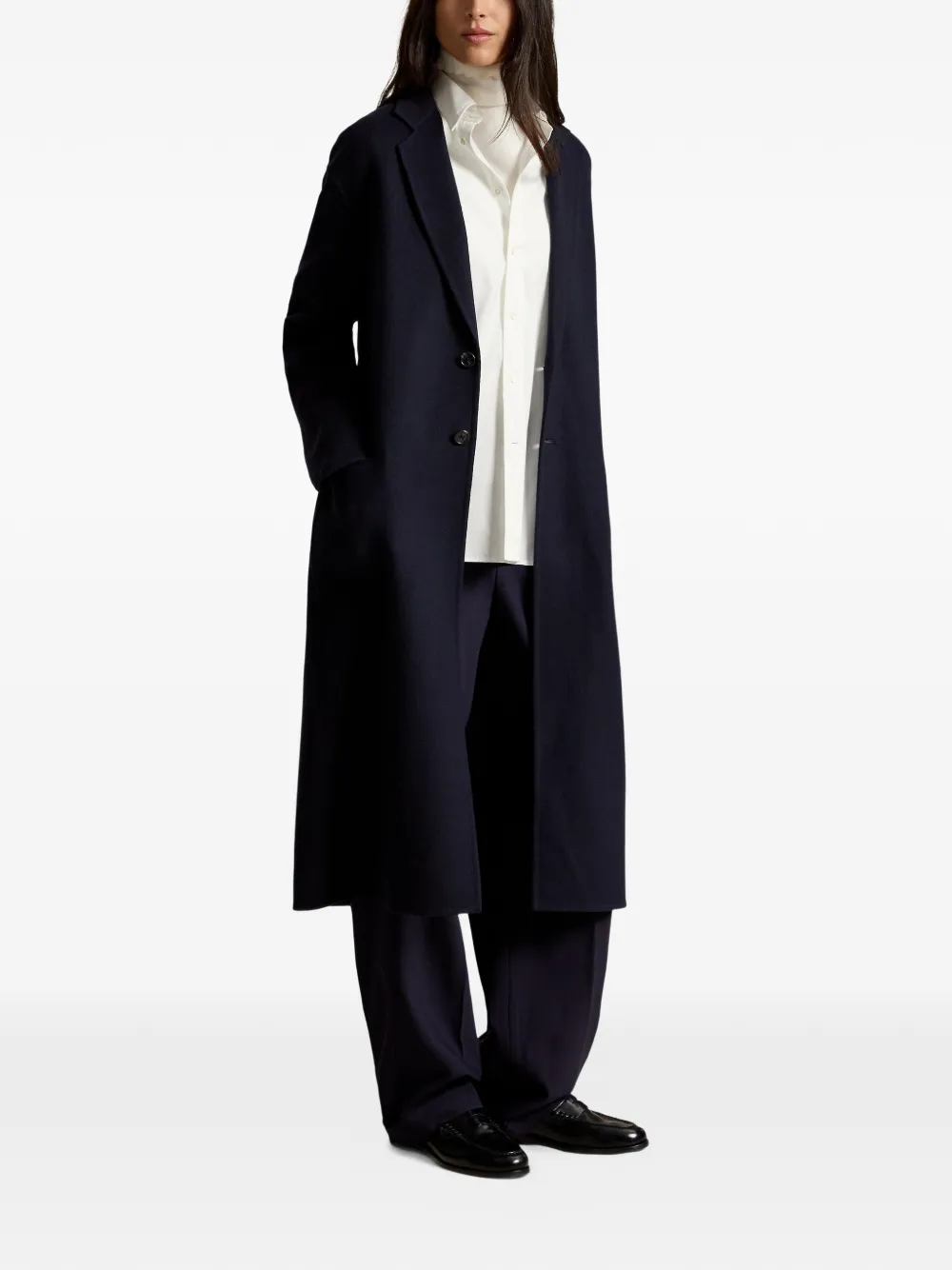 Polo Ralph Lauren Jas met enkele rij knopen Blauw
