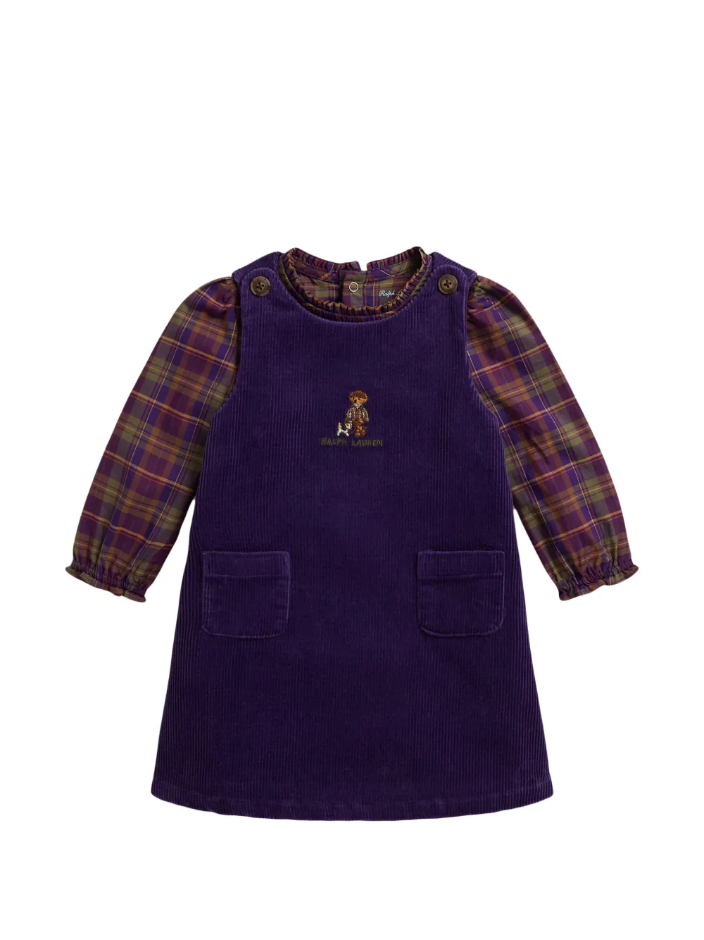 POLO RALPH LAUREN KIDS Set abito a coste - Viola