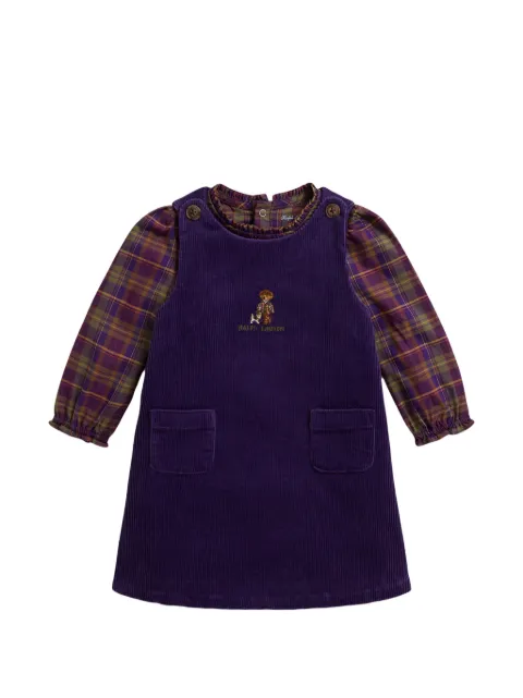 POLO RALPH LAUREN KIDS corduroy dress set