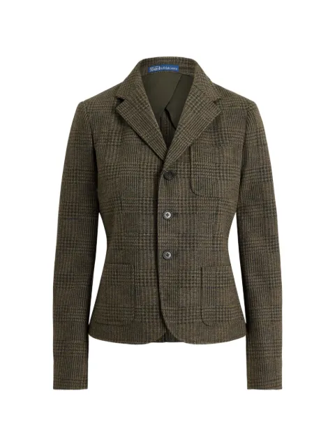 Polo Ralph Lauren single-breasted Glen check blazer