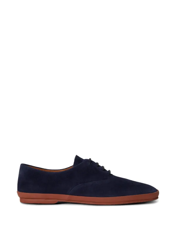 Polo Ralph Lauren Lace-up Leather Sneakers in Blue