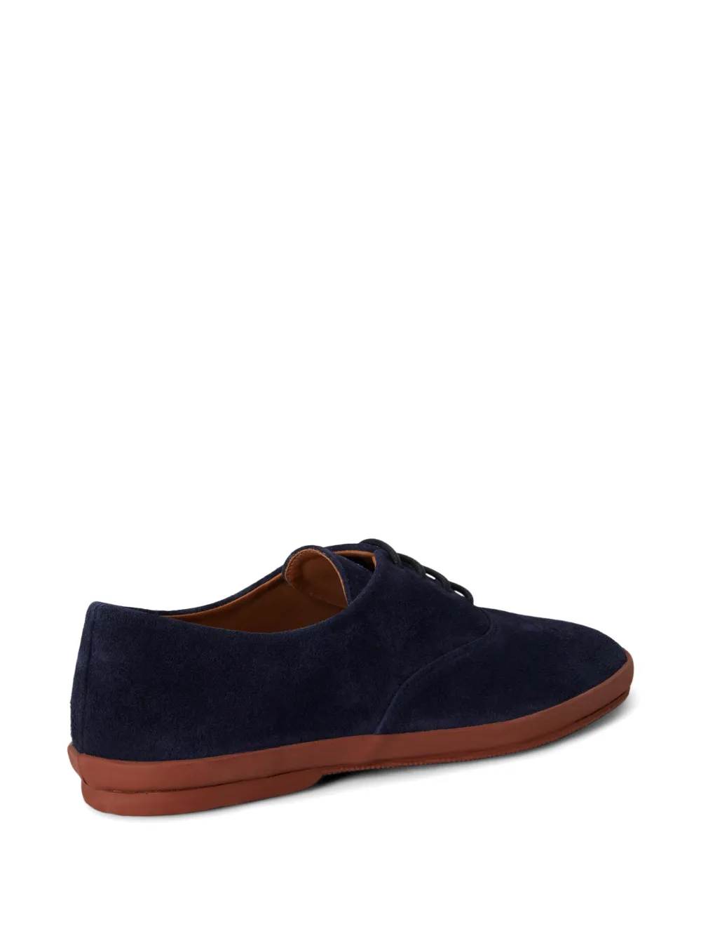 Polo Ralph Lauren Lace-up Leather Sneakers in Blue, view 3