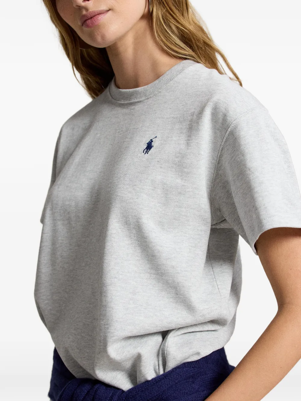Polo Ralph Lauren logo-print Cotton T-shirt | Grey | FARFETCH