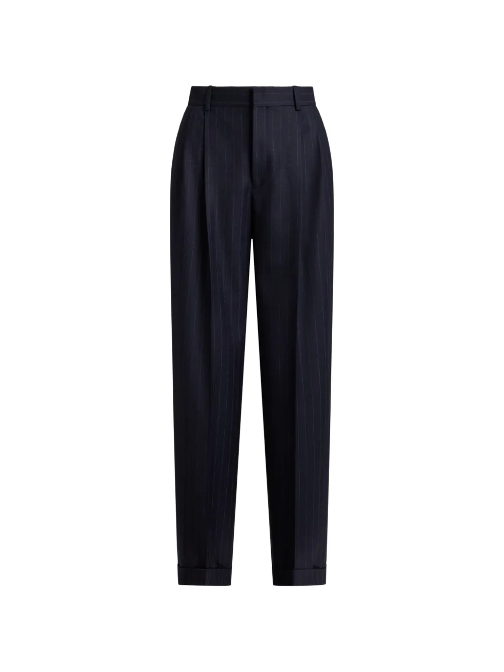 Polo Ralph Lauren Bacall Wollhose mit Nadelstreifen - Blau