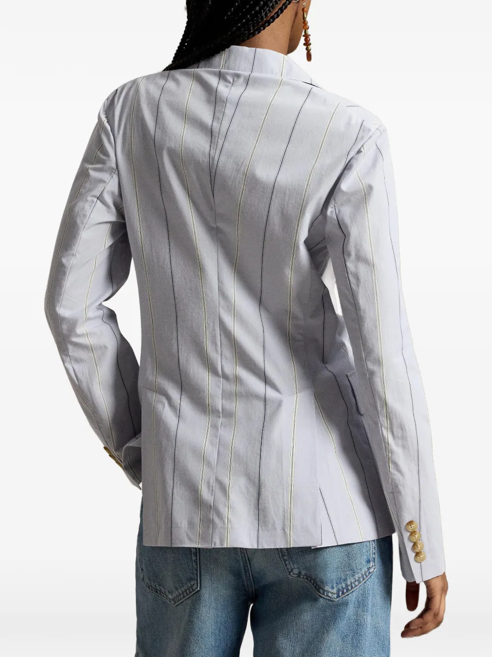 Polo Ralph Lauren Gestreepte blazer Blauw