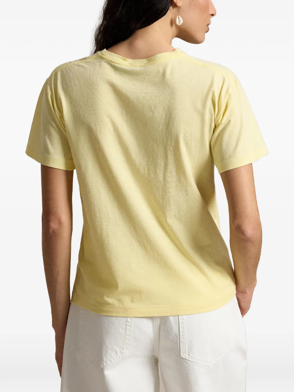 Polo Ralph Lauren T-shirt met teddybeerprint Geel