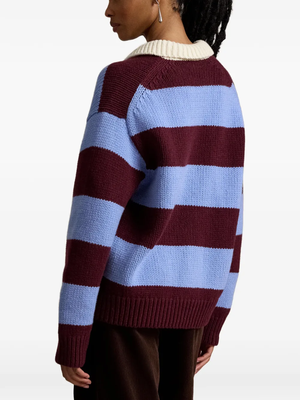 Polo Ralph Lauren Gestreepte rugby polotrui Rood