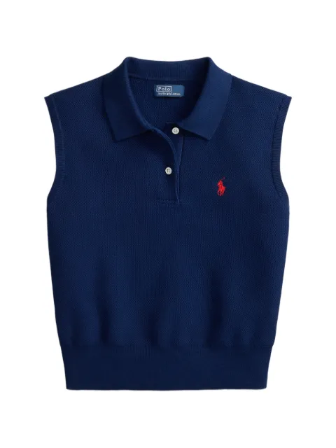 Polo Ralph Lauren cropped sleeveless sweater