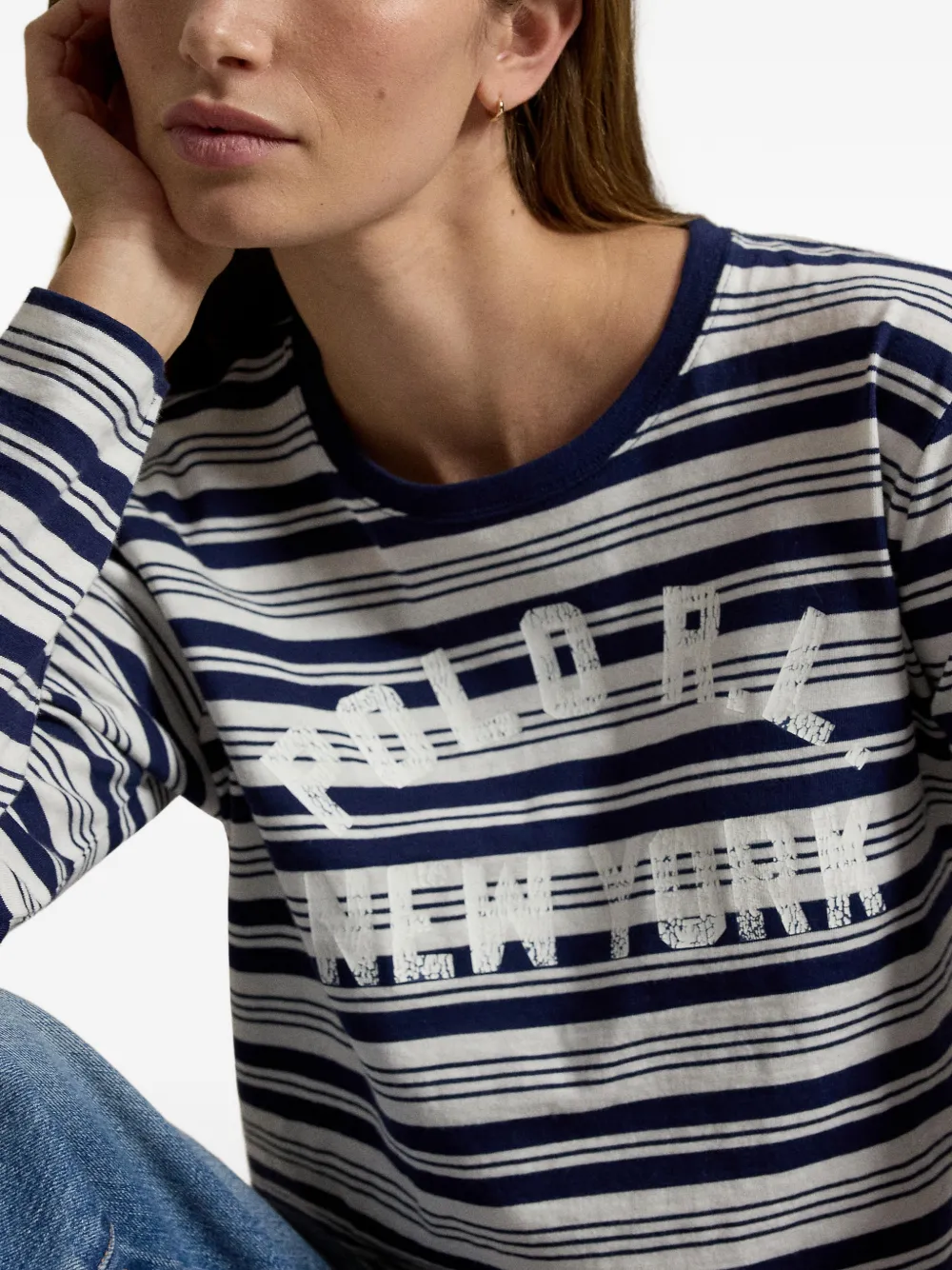 Polo Ralph Lauren T-shirt met logoprint Blauw