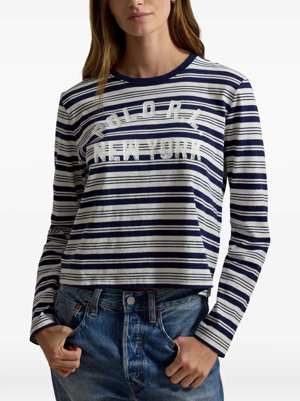 Polo Ralph Lauren T-shirt met logoprint Blauw