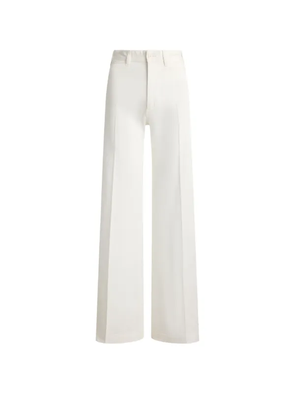 Polo Ralph Lauren High-rise Flared Trousers in White