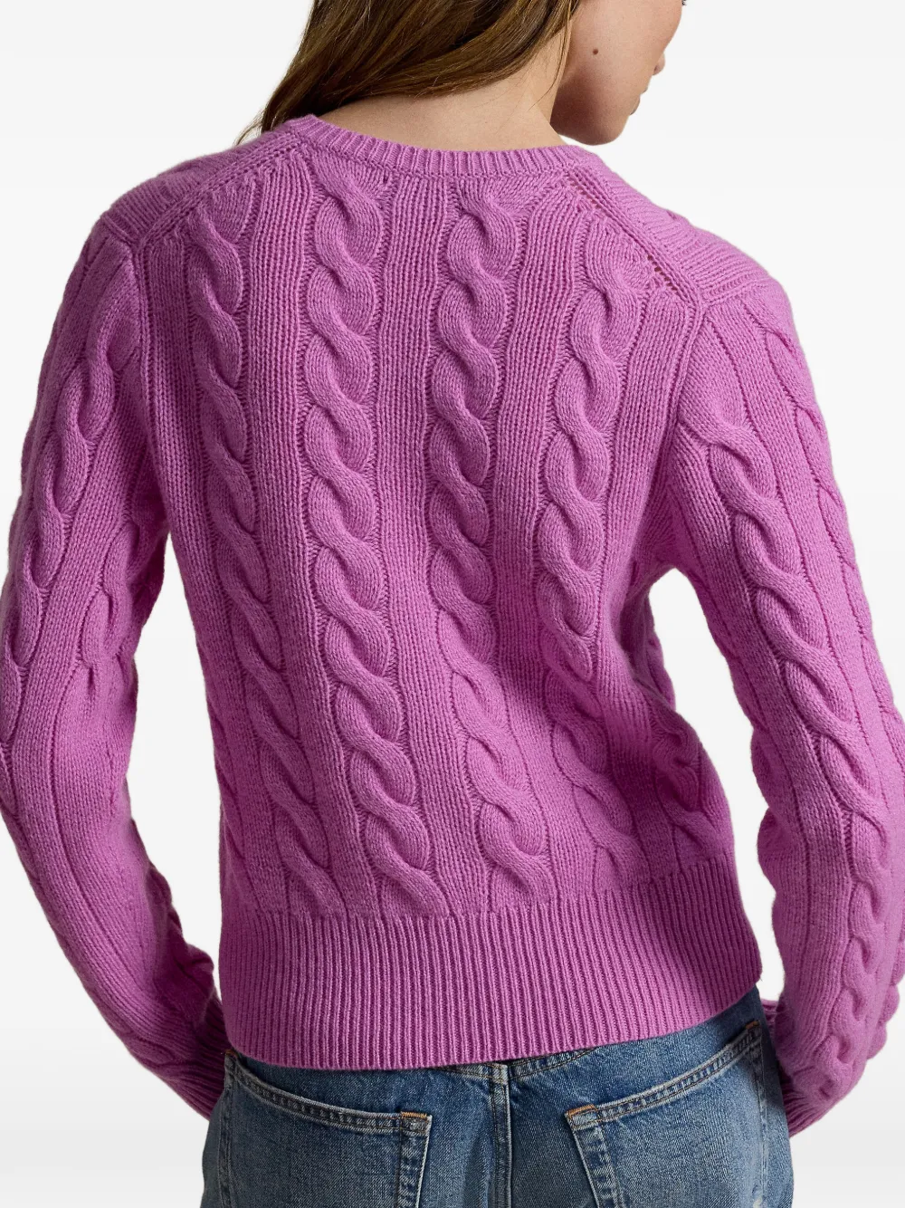 Polo Ralph Lauren Kabelgebreid vest Roze