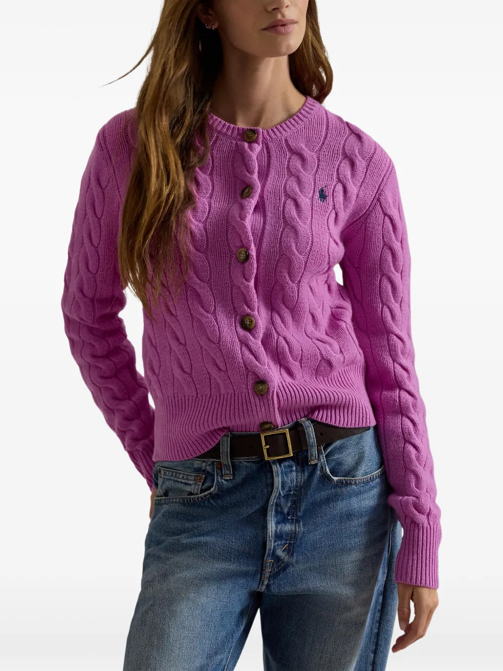 Polo Ralph Lauren Kabelgebreid vest Roze