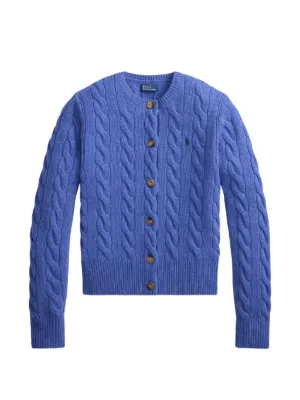 Polo Ralph Lauren ケーブルニットカーディガン | ブルー | FARFETCH JP