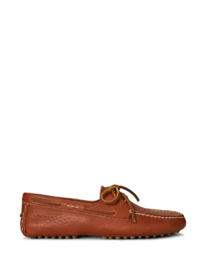 Lauren Ralph Lauren Barnsbury Leather Driving Shoes | Brown | FARFETCH