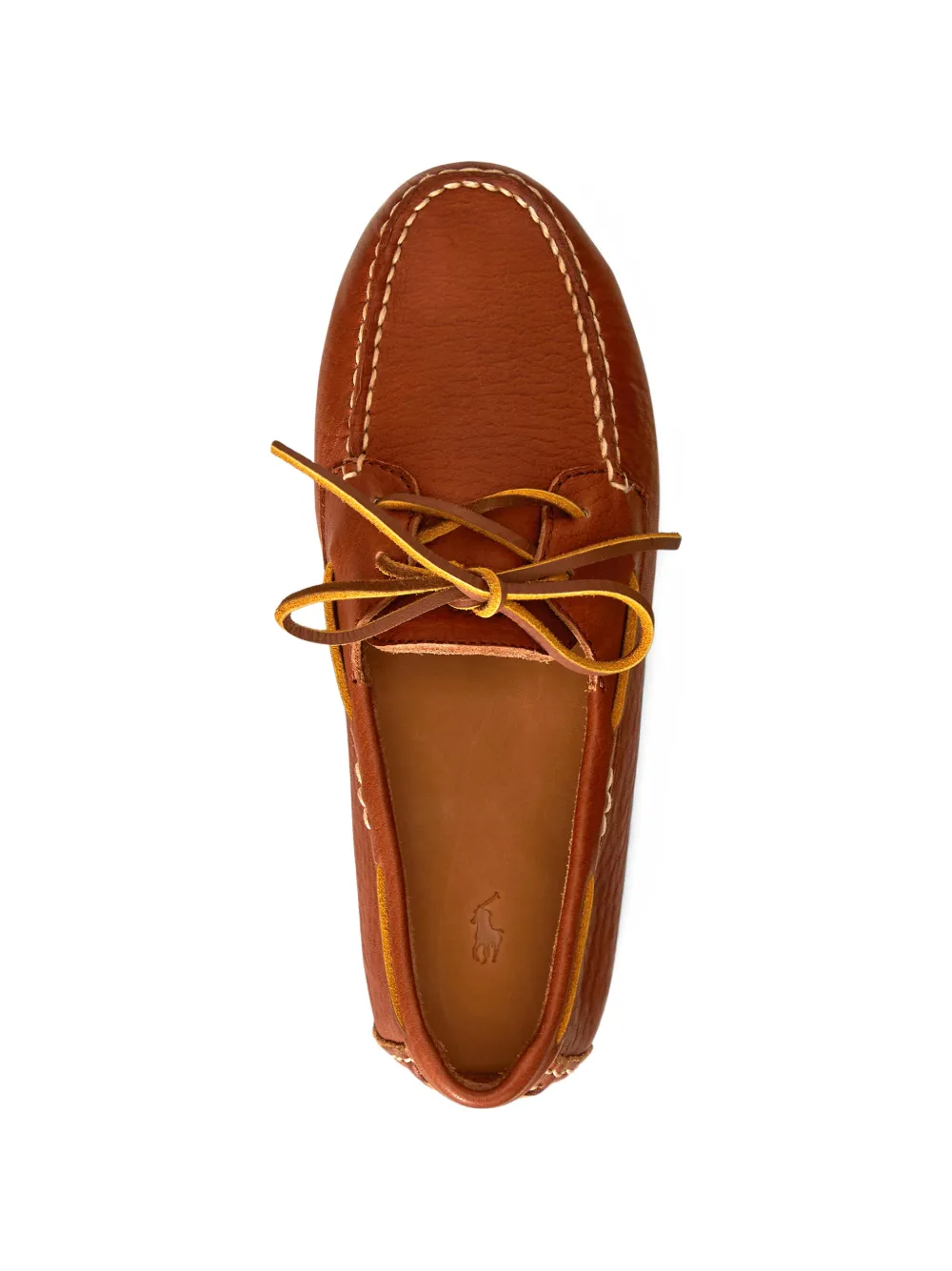 Polo Ralph Lauren Leren loafers met veters Bruin