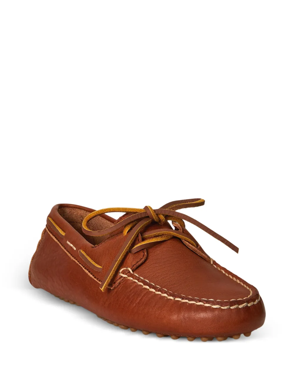 Polo Ralph Lauren Leren loafers met veters Bruin