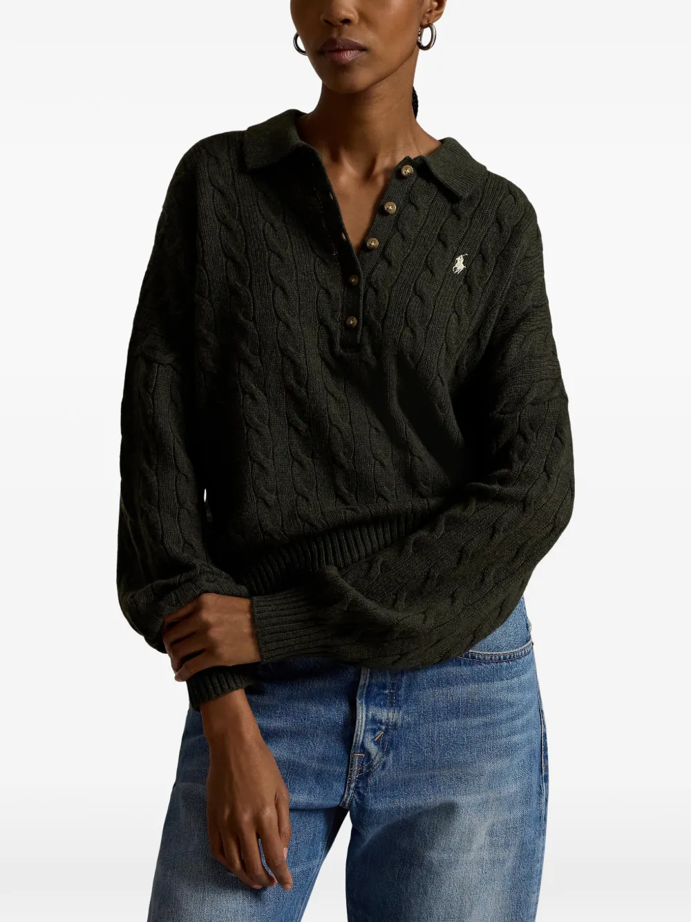 Polo Ralph Lauren Kabelgebreide trui Groen