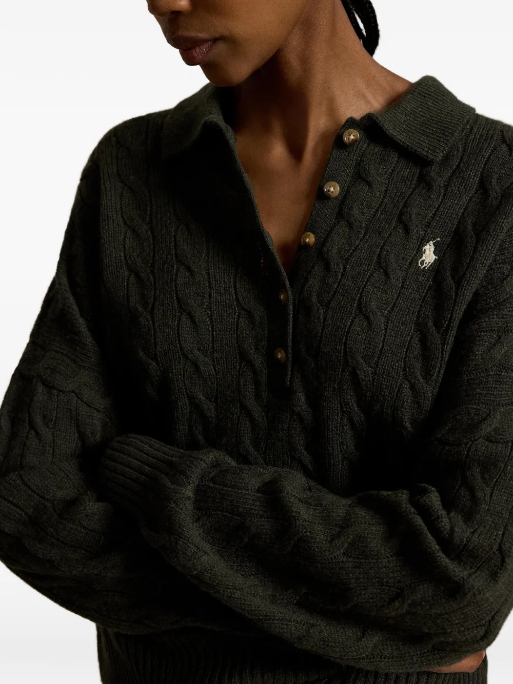 Polo Ralph Lauren Kabelgebreide trui Groen