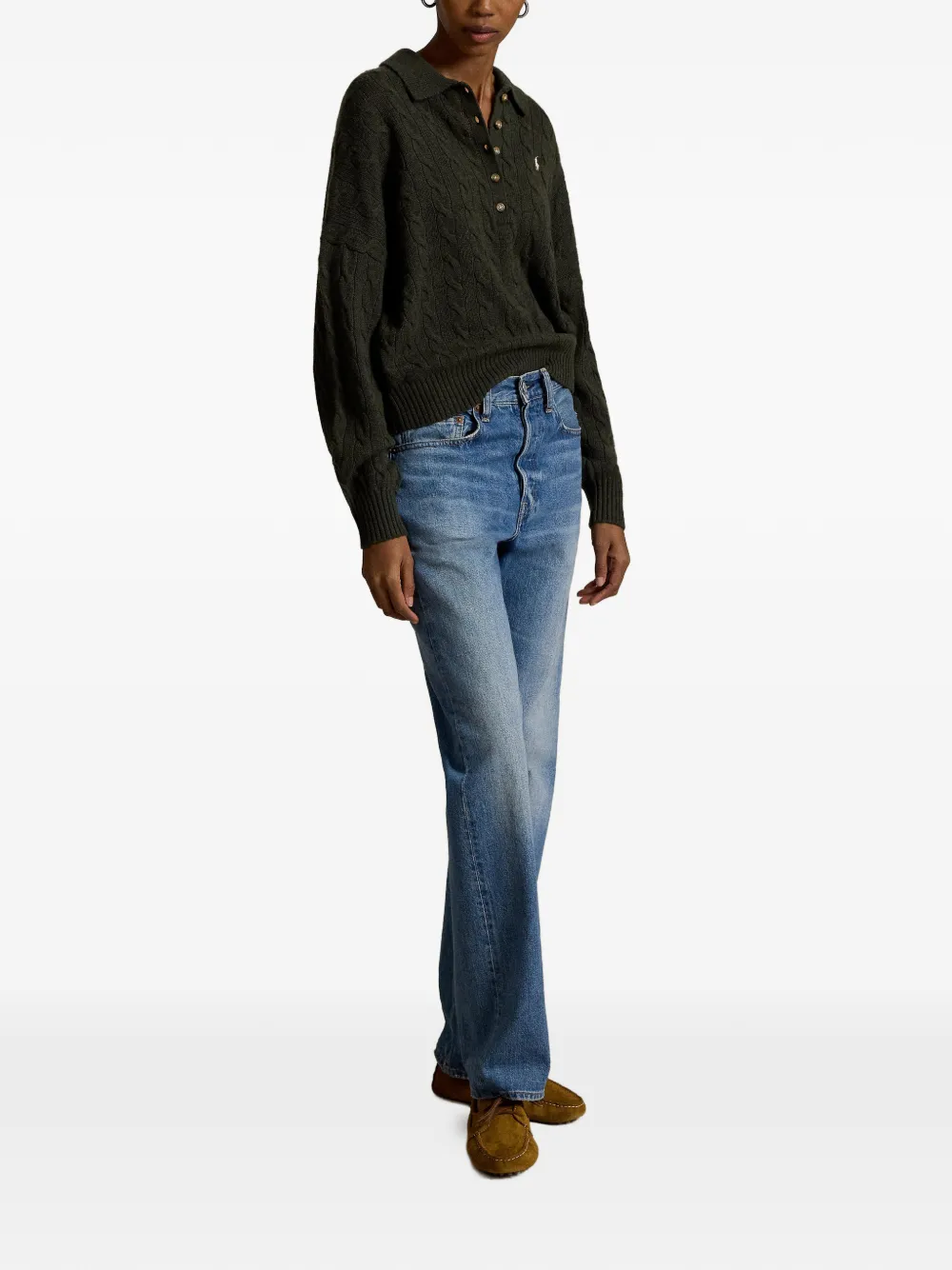 Polo Ralph Lauren Kabelgebreide trui Groen