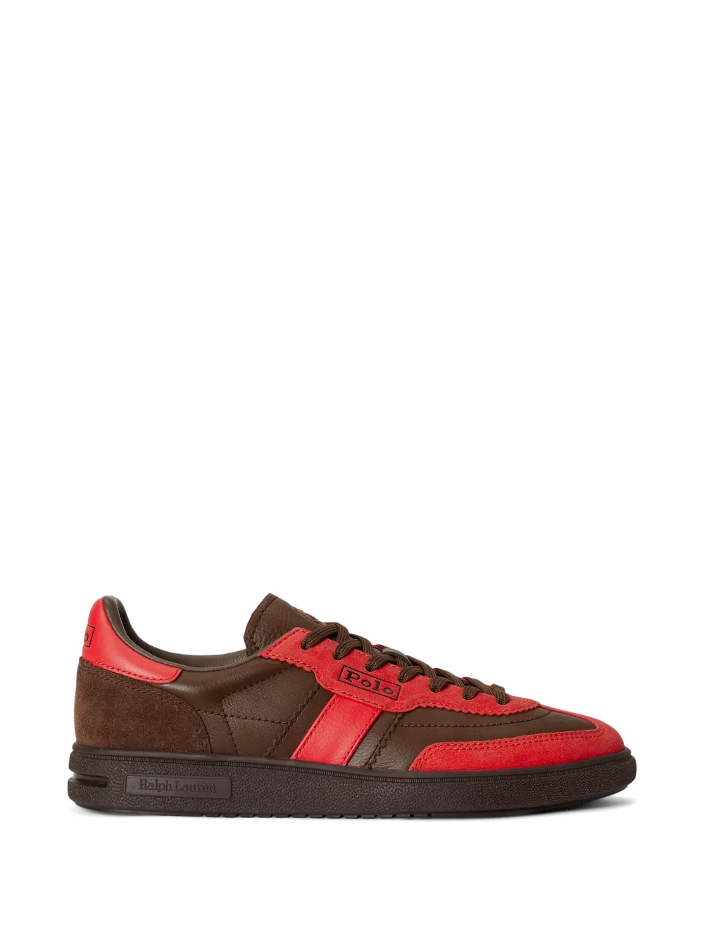 Polo Ralph Lauren Bedford Sneakers mit Logo - Braun
