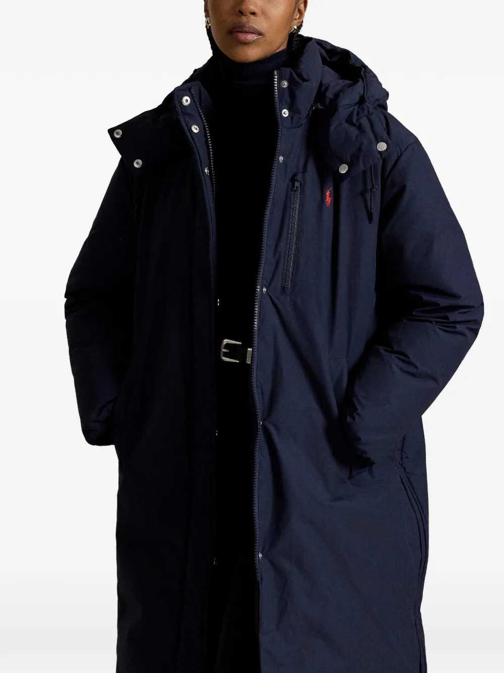 Polo Ralph Lauren Carly jas met capuchon Blauw