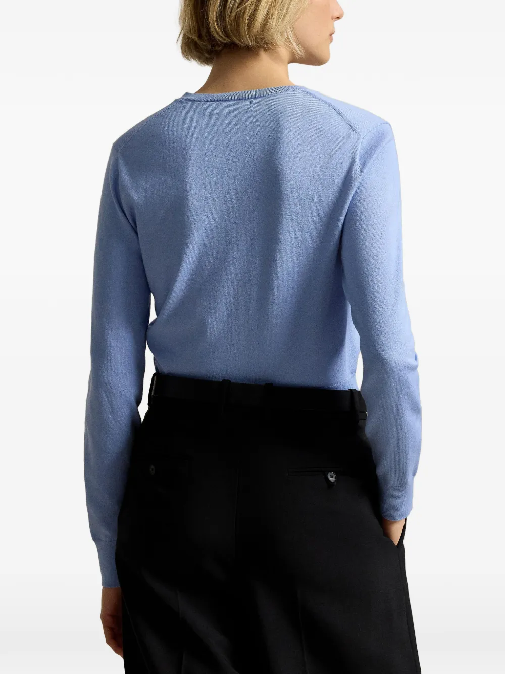 Polo Ralph Lauren Sweater met geborduurd logo Blauw