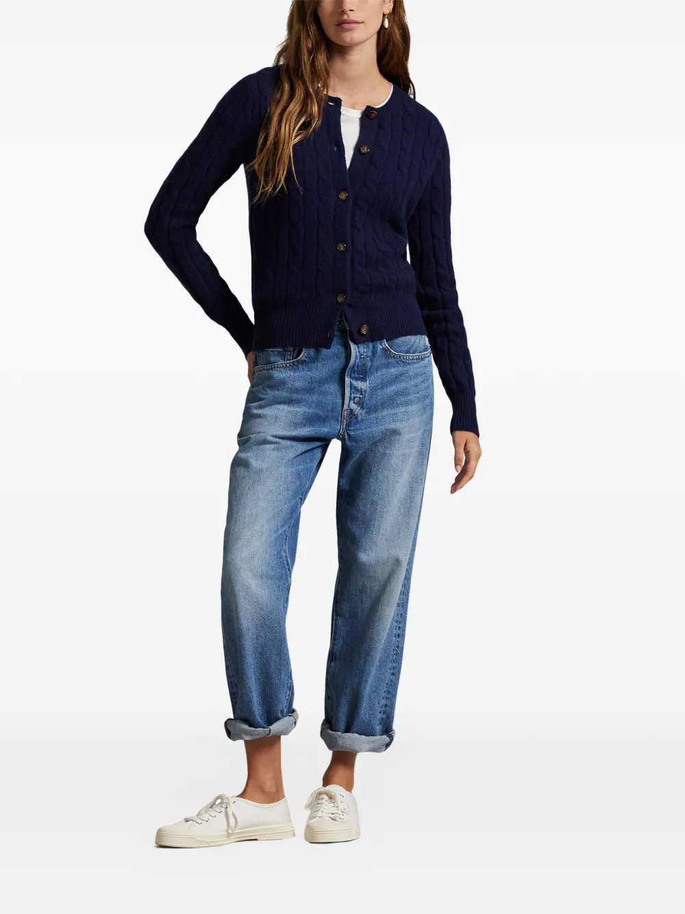 Polo Ralph Lauren Vest met ronde hals Blauw