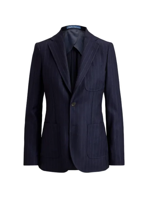 Polo Ralph Lauren pinstripe patch-pocket jacket