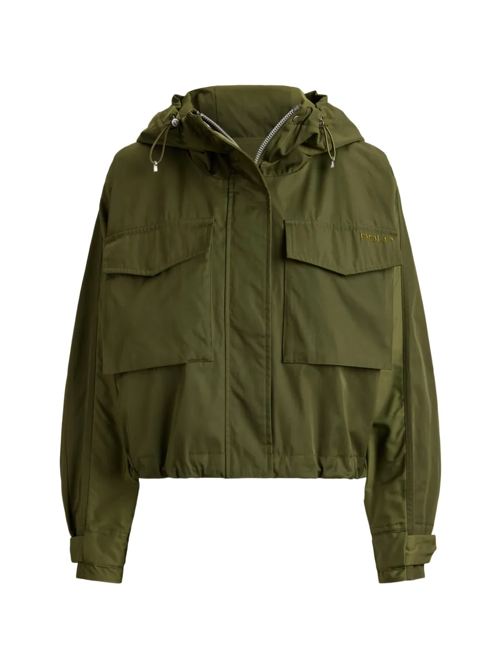 Polo Ralph Lauren Giacca crop con cappuccio - Verde