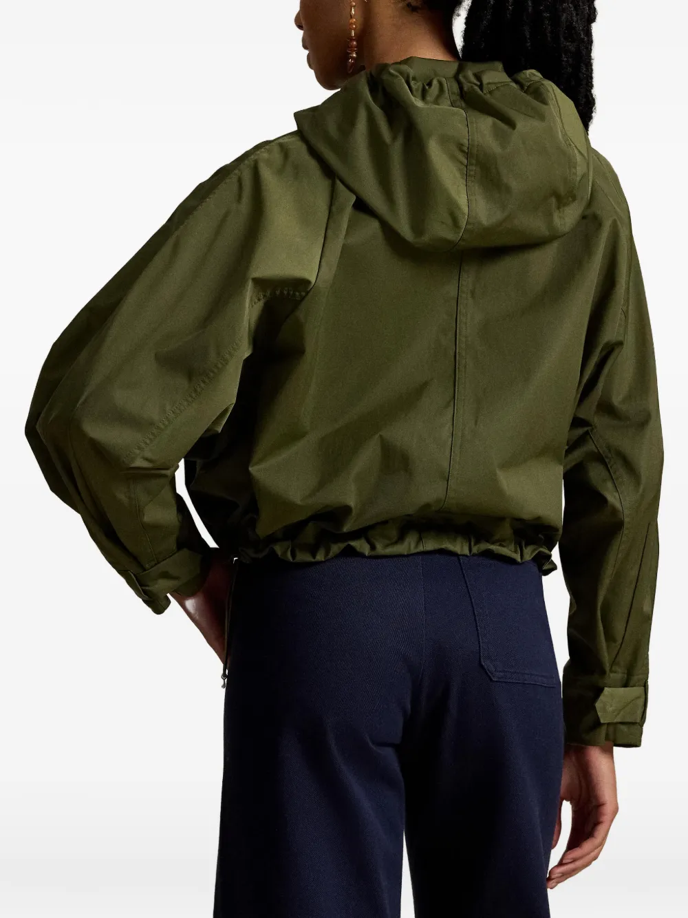 Polo Ralph Lauren Cropped jack met capuchon Groen