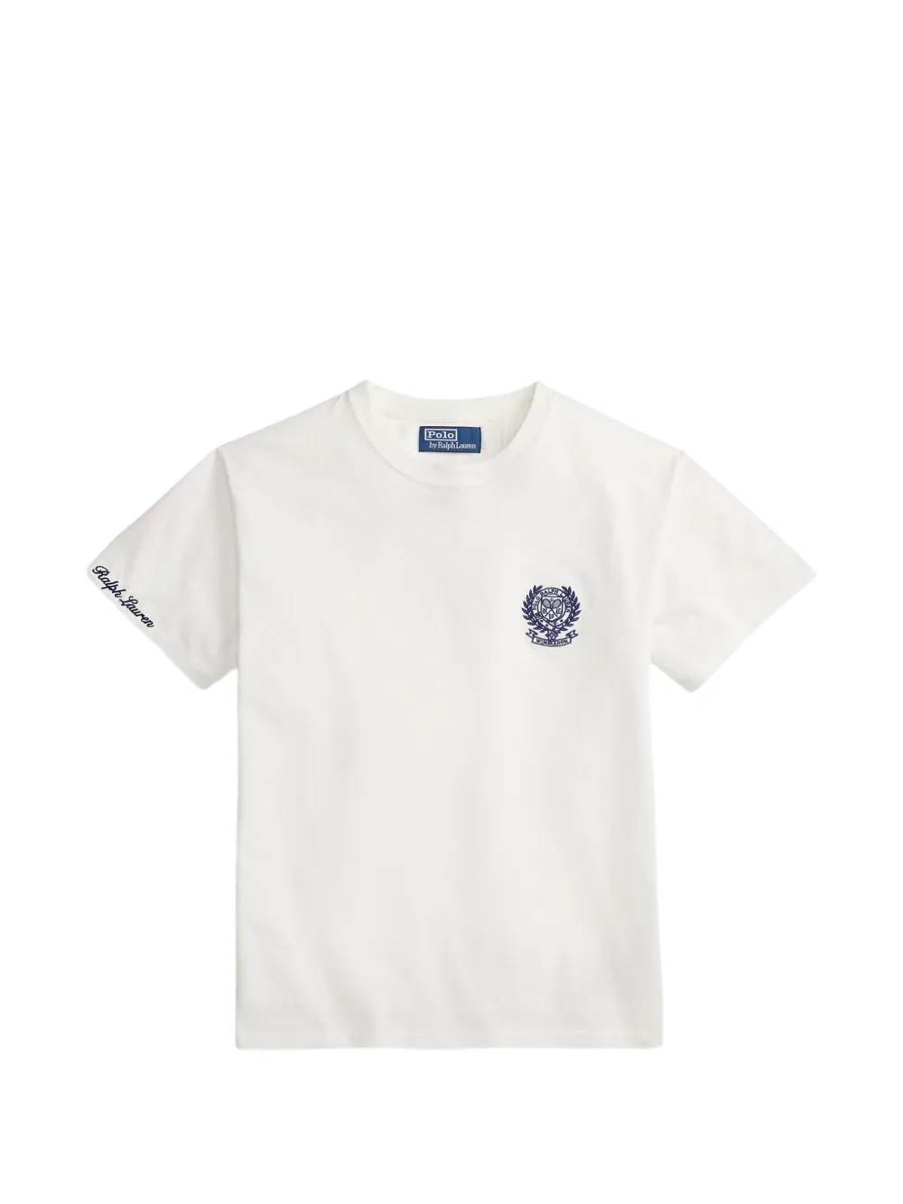 Polo Ralph Lauren x Wimbledon Collection T-Shirt mit Logo-Stickerei - Weiß