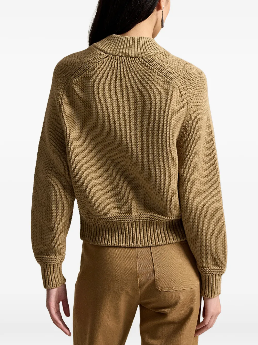 Polo Ralph Lauren Trui met rits Bruin