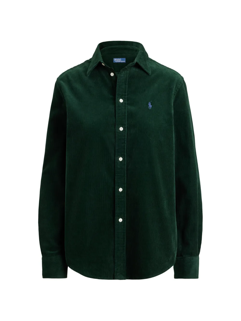 Polo Ralph Lauren Camicia a coste con ricamo Pony - Verde