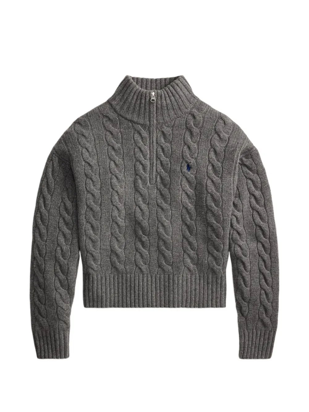 Polo Ralph Lauren Maglione con logo ricamato - Grigio