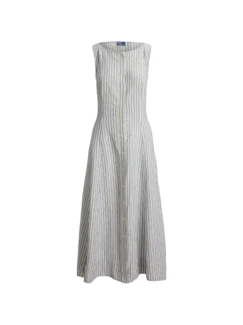 Polo Ralph Lauren vestido con paneles y motivo de rayas