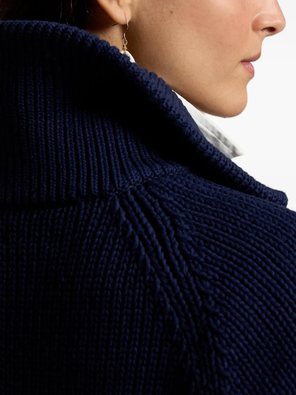 Polo Ralph Lauren Vest met omslag en knopen Blauw