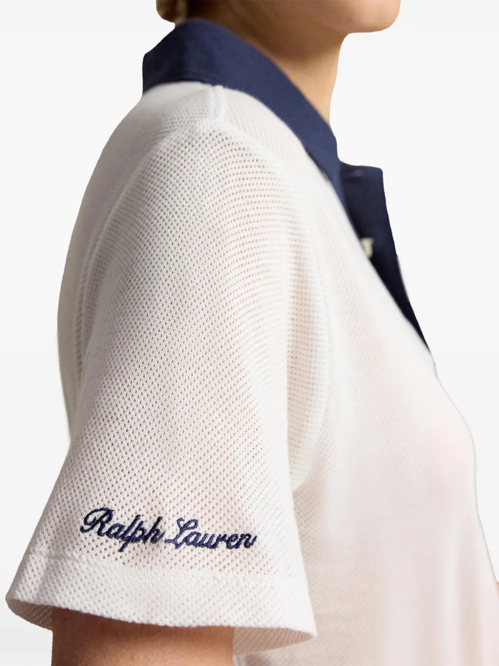 Polo Ralph Lauren x Wimbledon Collection poloshirt met borduurwerk Wit