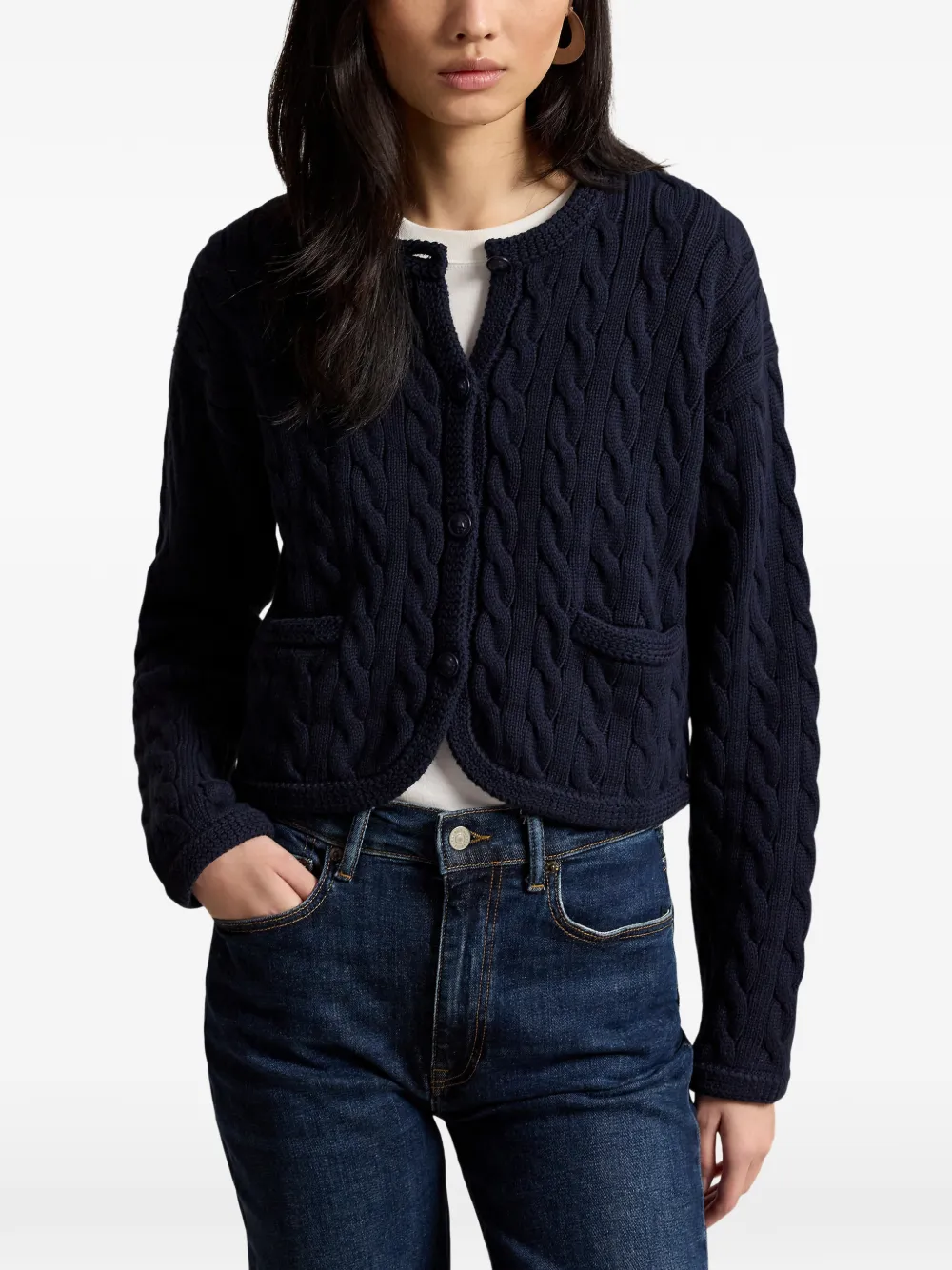 Polo Ralph Lauren Kabelgebreid vest Blauw