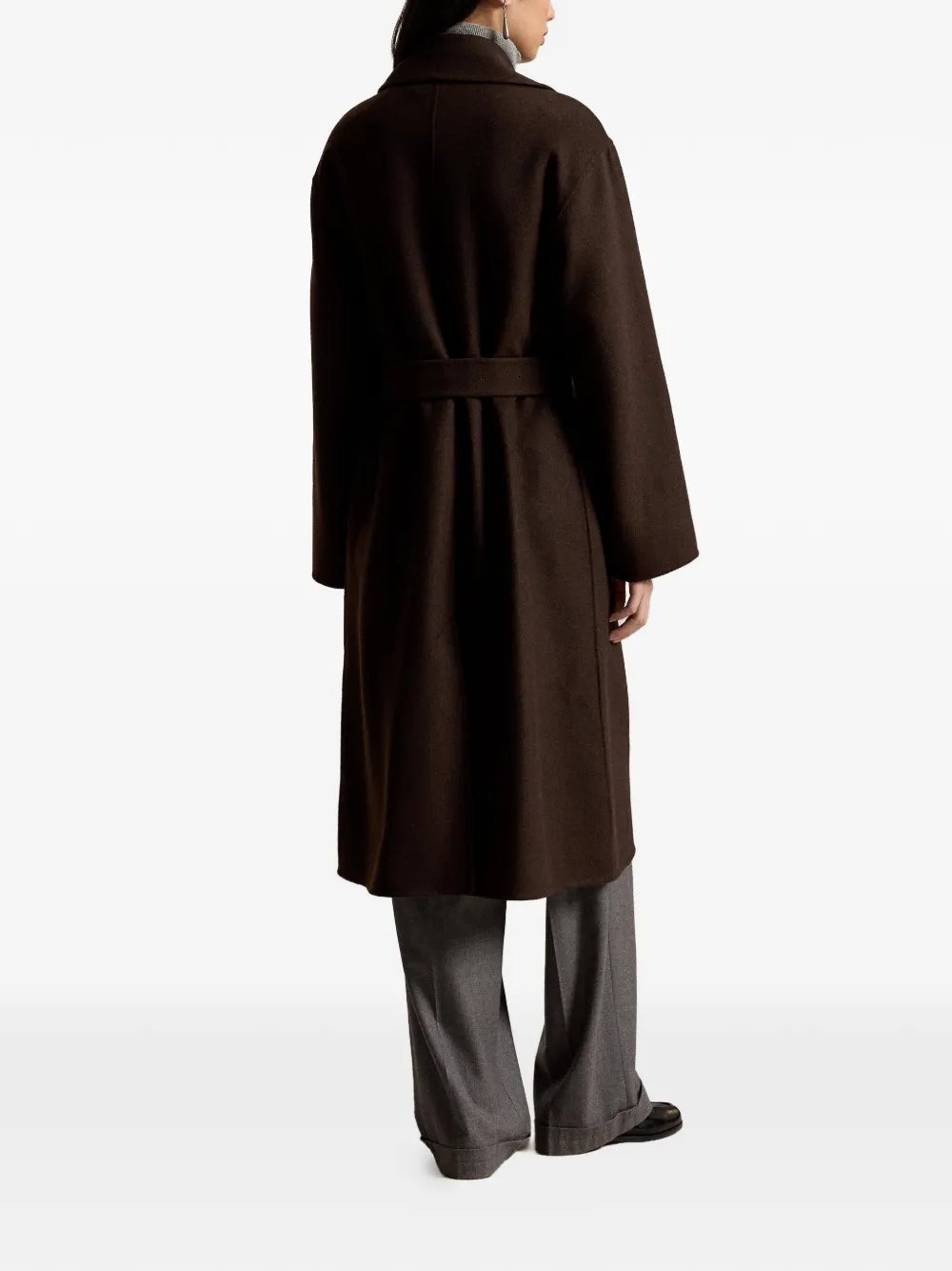 Polo Ralph Lauren Trenchcoat met dubbele rij knopen Bruin