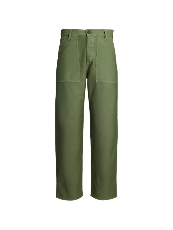 Polo Ralph Lauren Button-tab Straight Trousers in Green