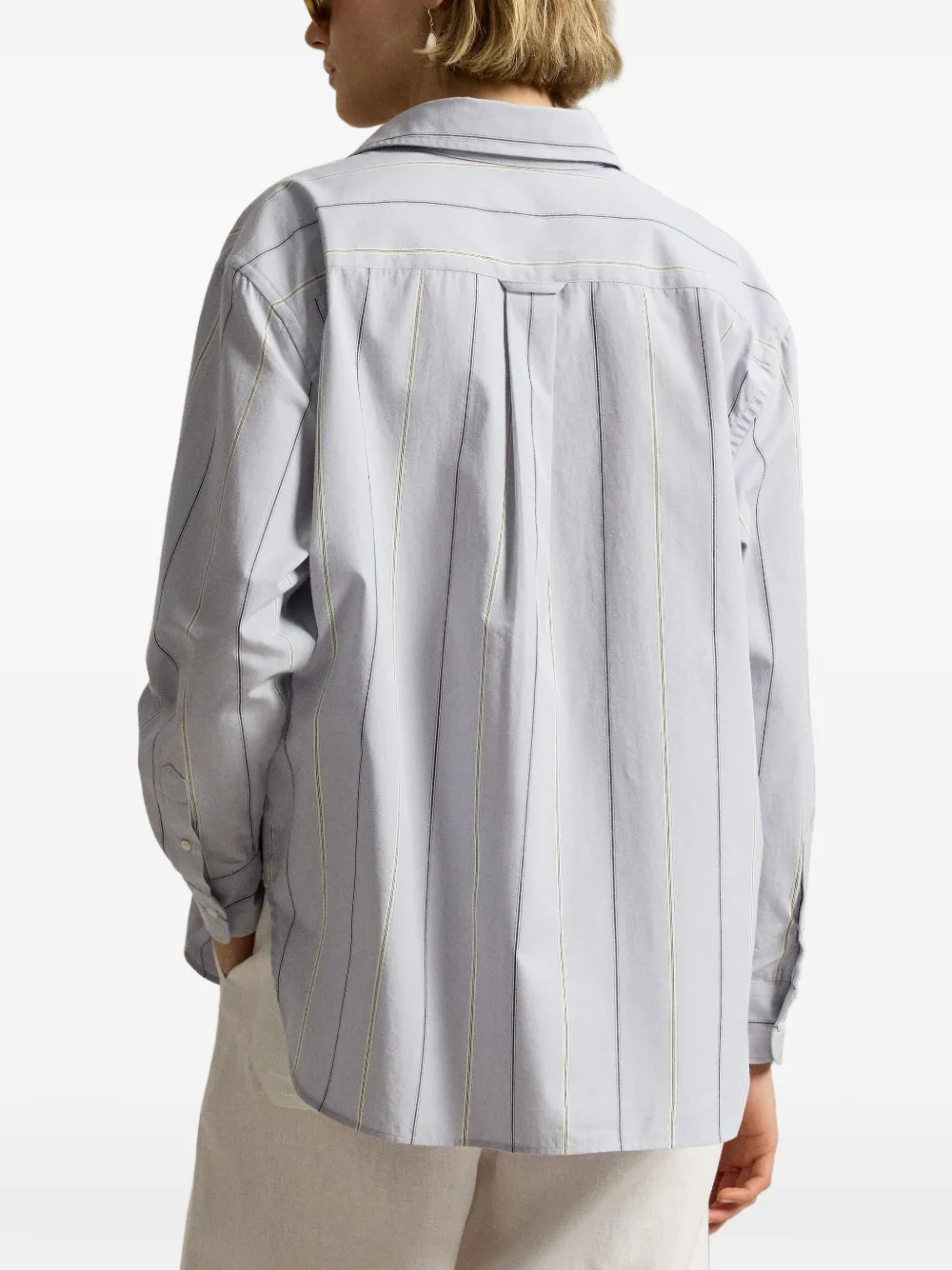 Polo Ralph Lauren Gestreept blouse met knopen Blauw