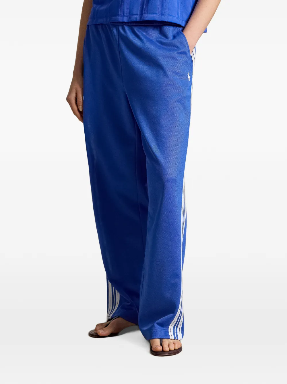 Polo Ralph Lauren US Open trainingsbroek met barrelpijpen Blauw