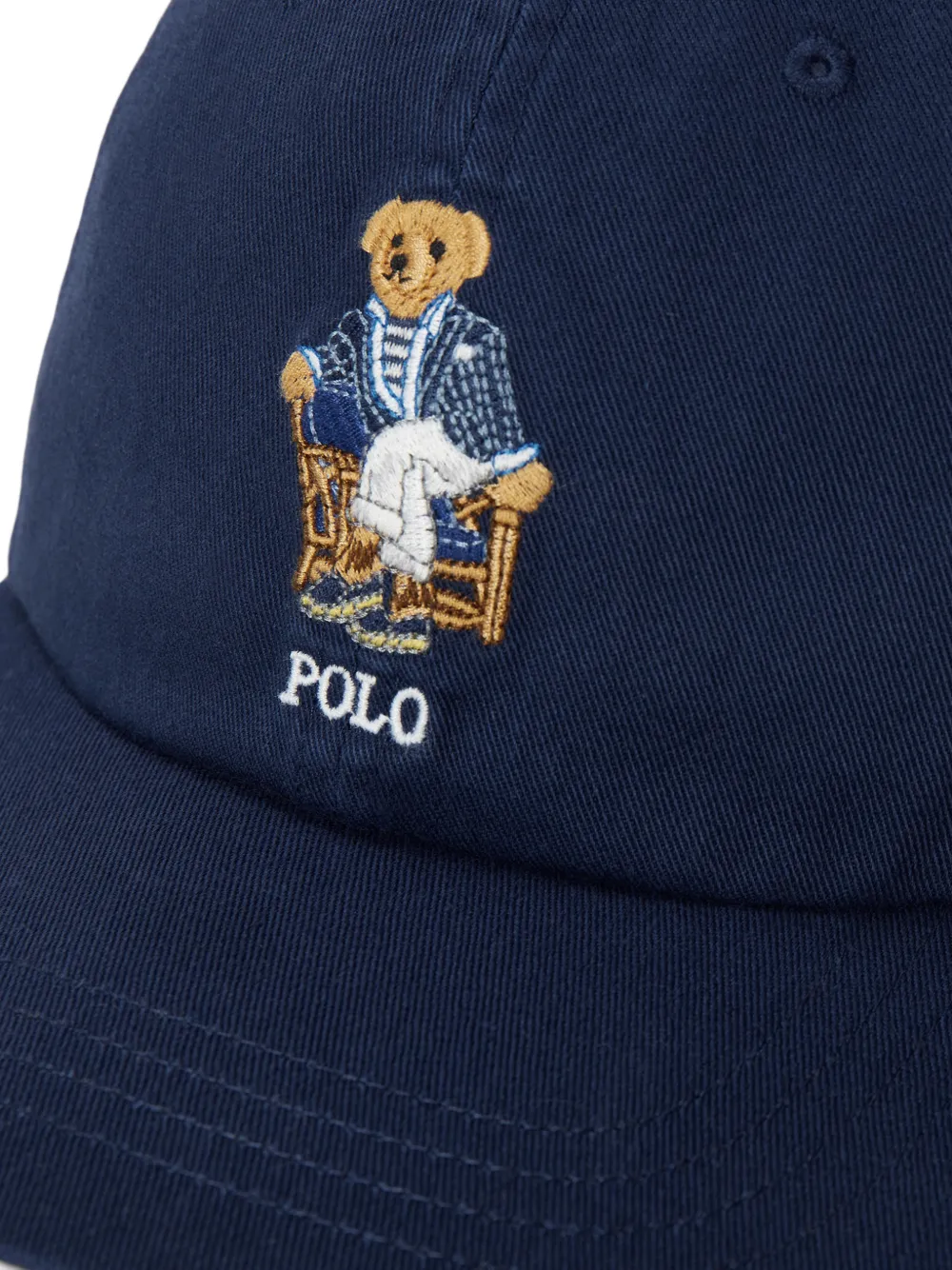 Polo Ralph Lauren Polo Bear pet van katoenen twill Blauw