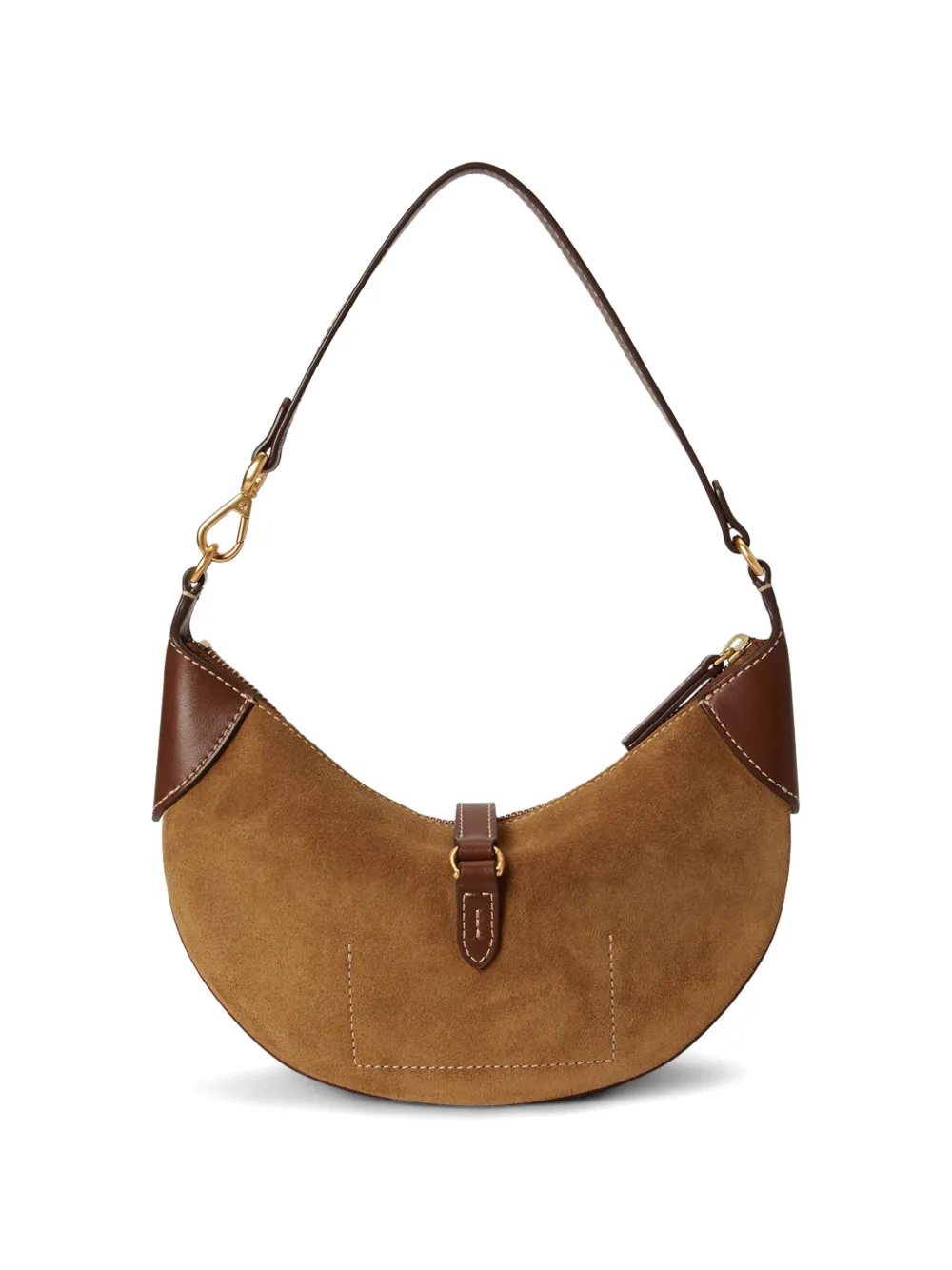 Polo Ralph Lauren Polo ID suède schoudertas Beige